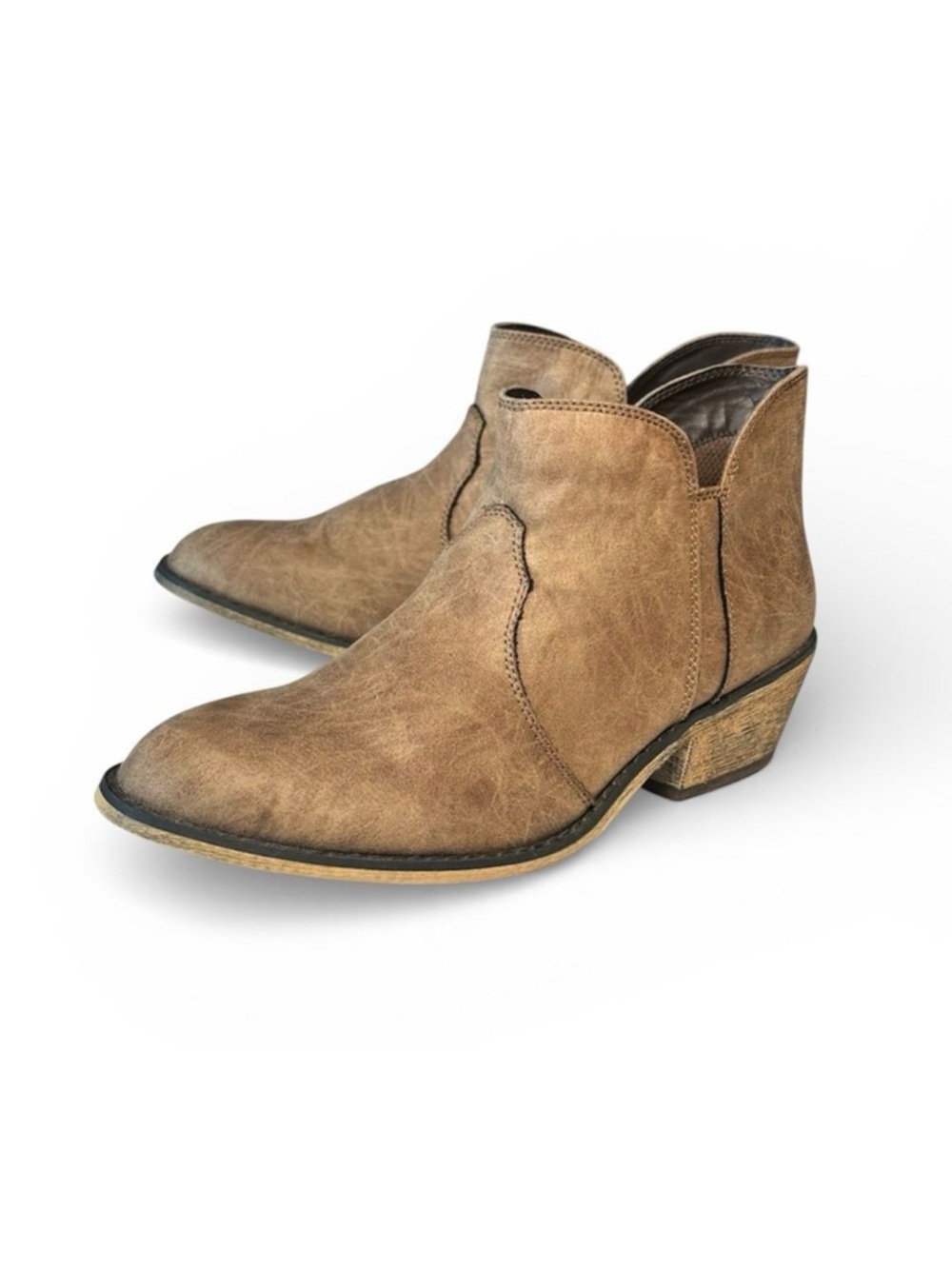 Dingo Ankle Bootie Tan Size 8.5